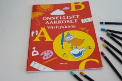 Onnelliset aakkoset - värityskirja