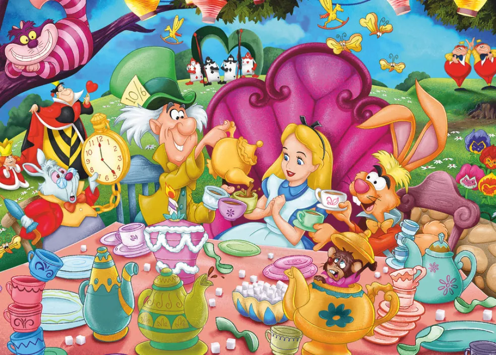 Palapeli 1000 palaa Alice In Wonderland