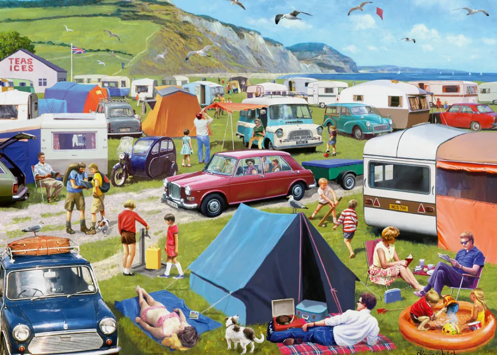 Palapeli 1000 palaa Camping & Caravanning