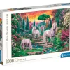 Palapeli 2000 palaa Classical Garden Unicorns