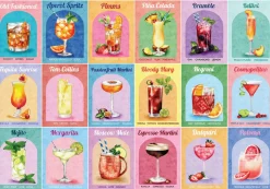 Palapeli 1000 palaa Colourful Cocktails 1000 Piece Puzzle