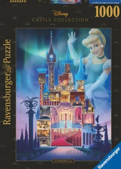 Palapeli 1000 palaa Disney Castles Cinderella