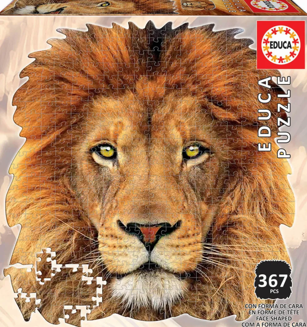 Palapeli 367 palaa Face of Lion