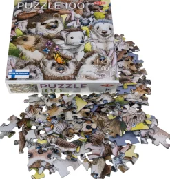 Palapeli 100 palaa Hedgehogs