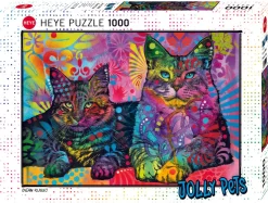 Palapeli 1000 palaa Jolly Pets, Devoted 2 Cats