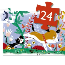 Palapeli 24 palaa Koira