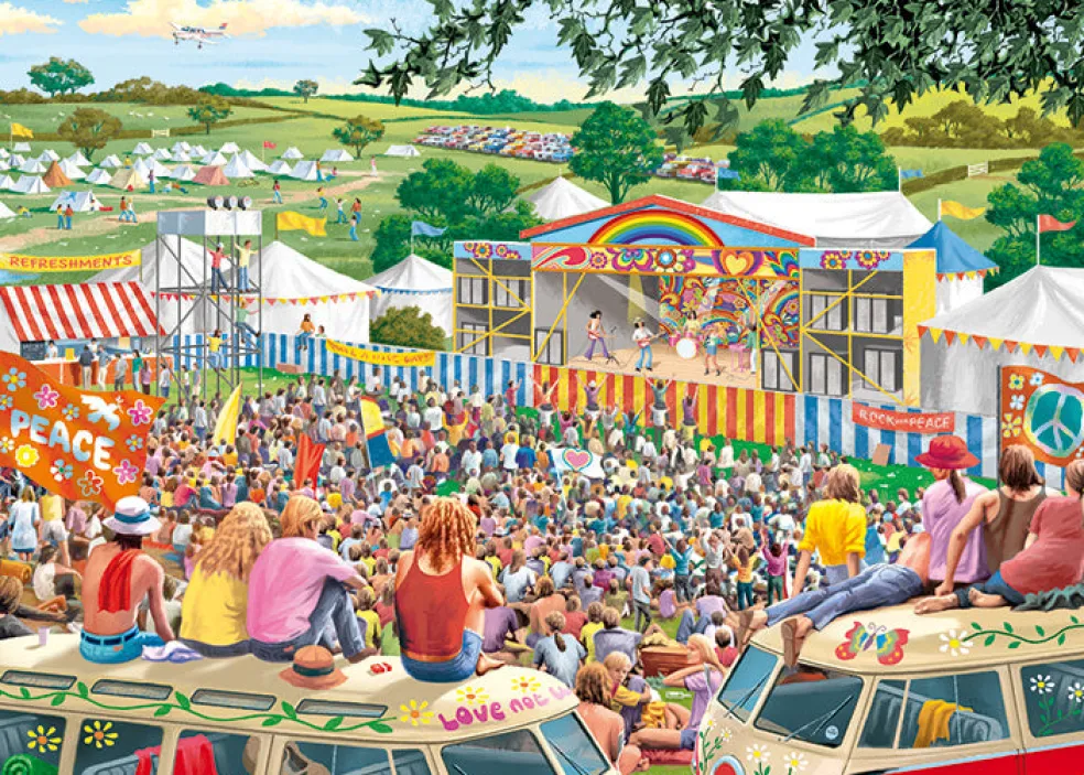 Palapeli 1000 palaa Summer Music Festival