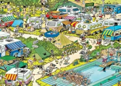 Palapeli 1000 palaa van Haasteren Camping Chaos