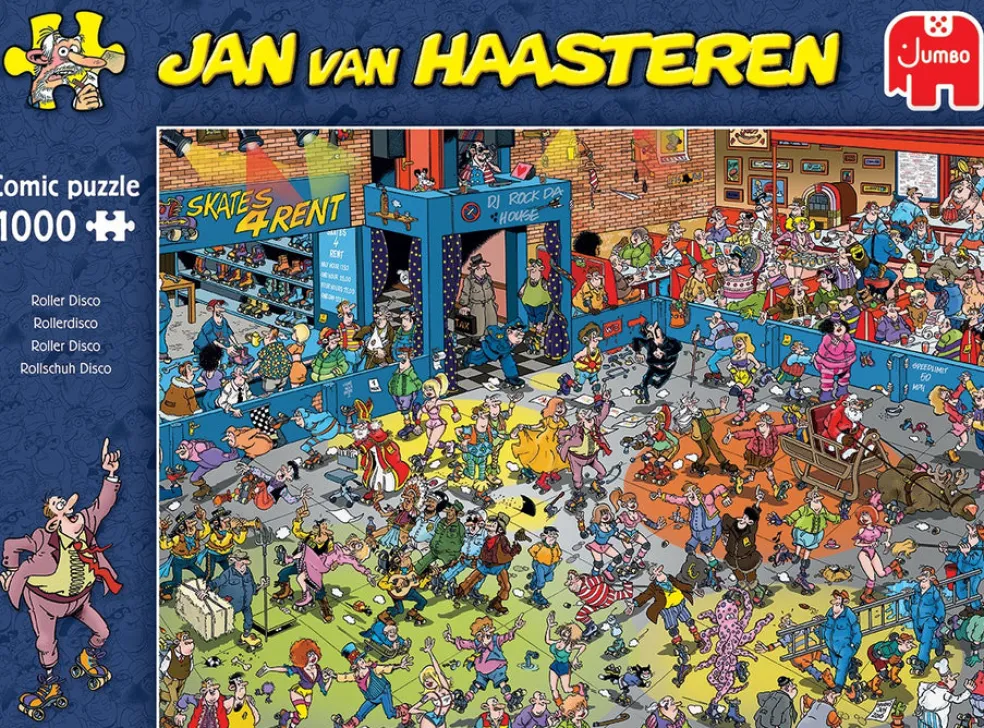 Palapeli 1000 palaa van Haasteren Roller Disco