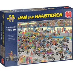 Palapeli 1000 palaa van HaasterenMotorbike Race
