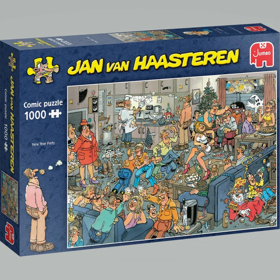 Palapeli 1000 palaa van Haasteren New Year Party