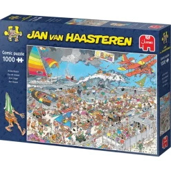 Palapeli 1000 palaa van Haasteren At the Beach