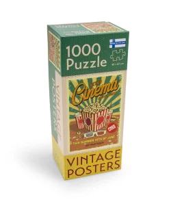 Palapeli 1000 palaa Vintage Posters Retro Cinema