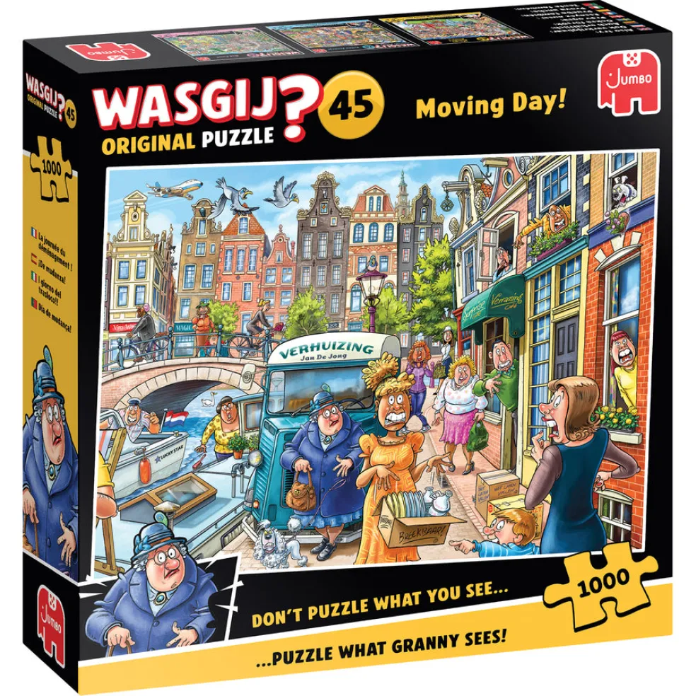 Palapeli 1000 palaa Wasgij Original 45 Moving Day!