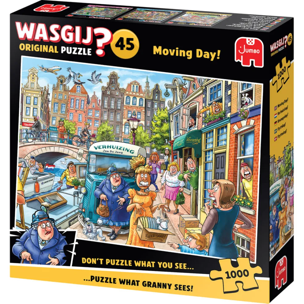Palapeli 1000 palaa Wasgij Original 45 Moving Day!