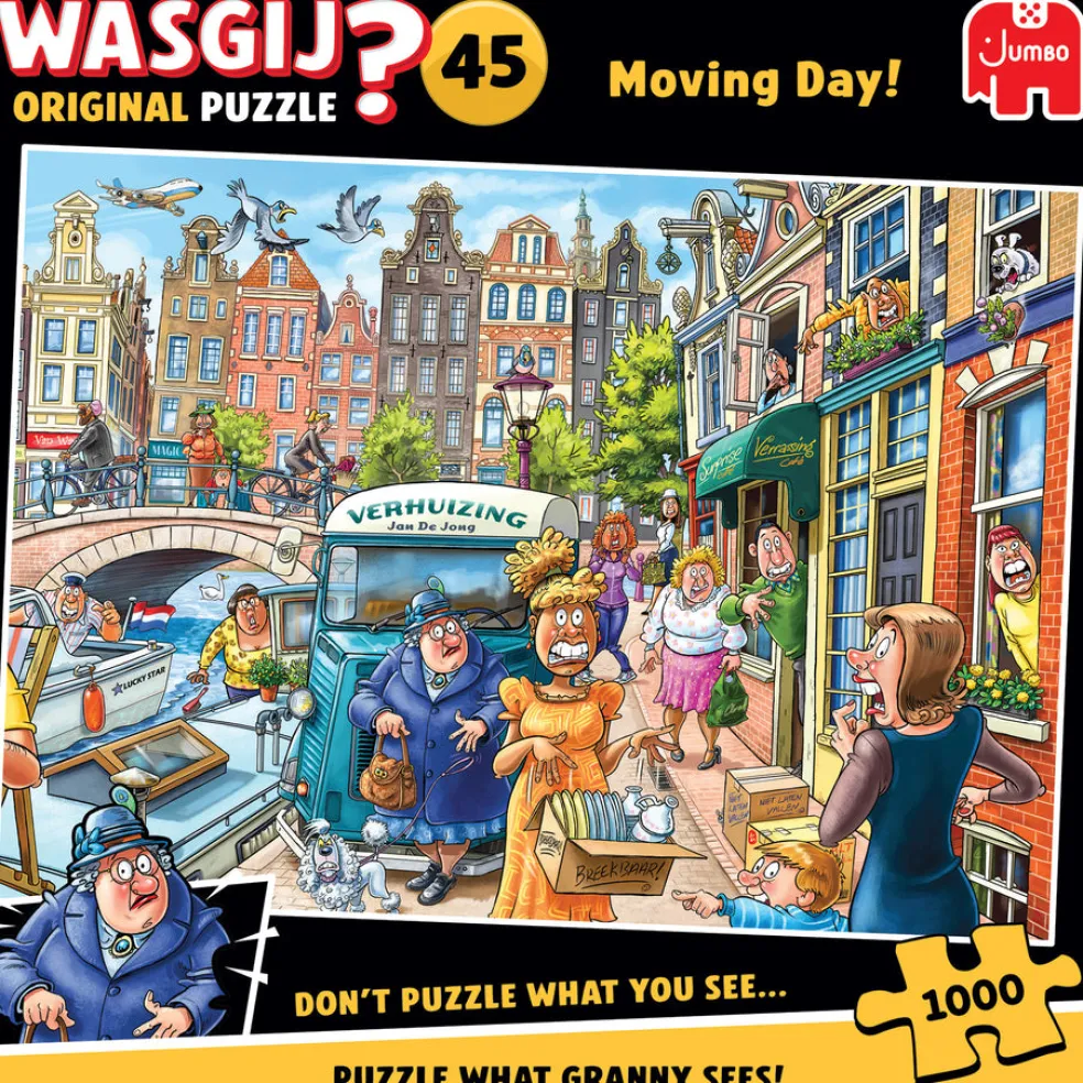 Palapeli 1000 palaa Wasgij Original 45 Moving Day!