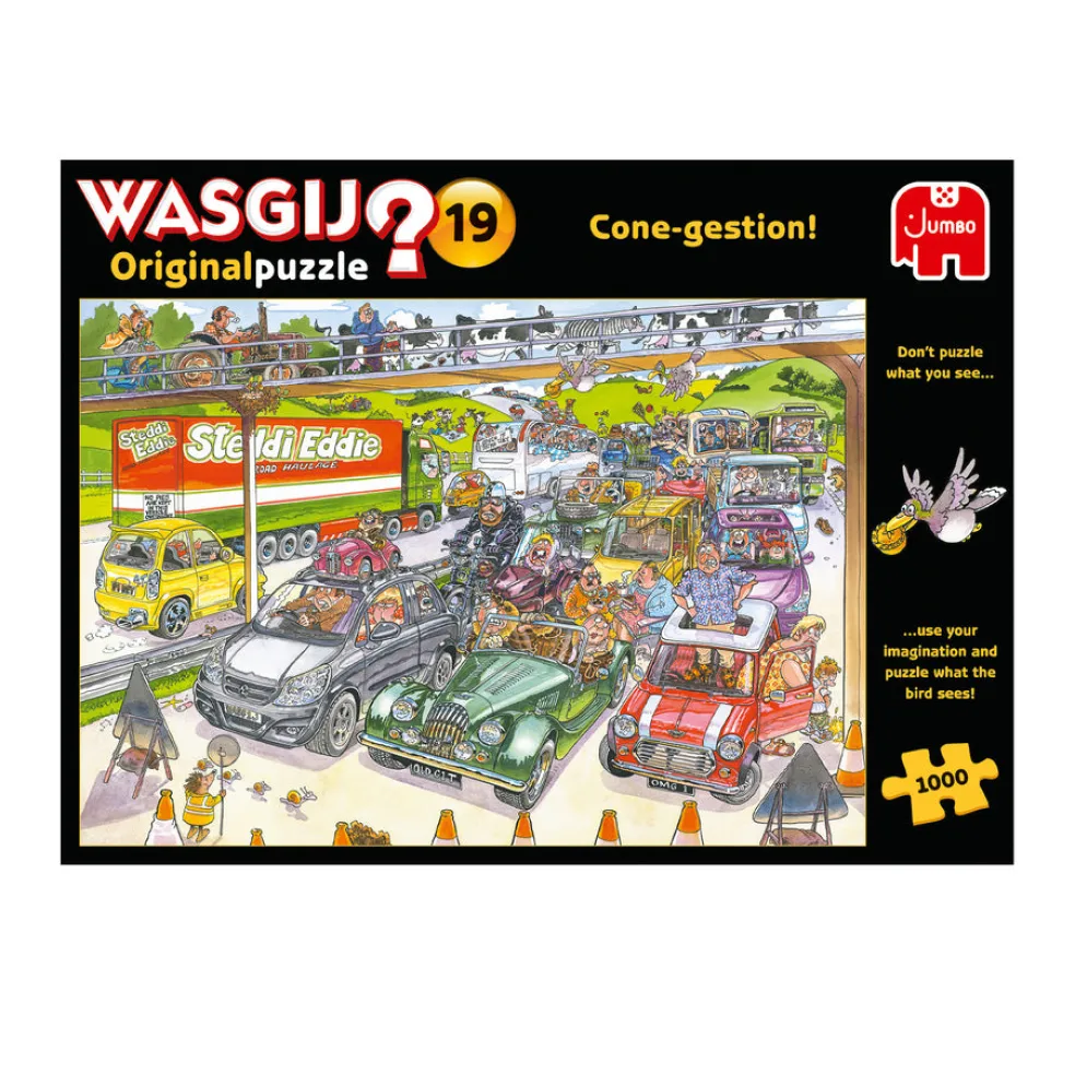 Palapeli 1000 palaa Wasgij Original 19 Cone-gestion!