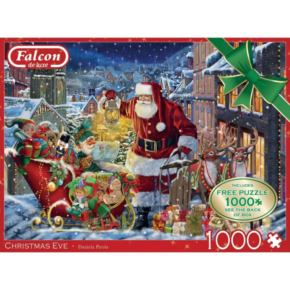 Palapeli 1000 palaa x 2 Falcon Christmas Eve