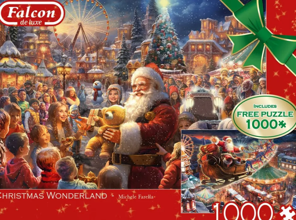 Palapeli 1000 palaa x 2 Falcon de Luxe - Christmas Wonderland