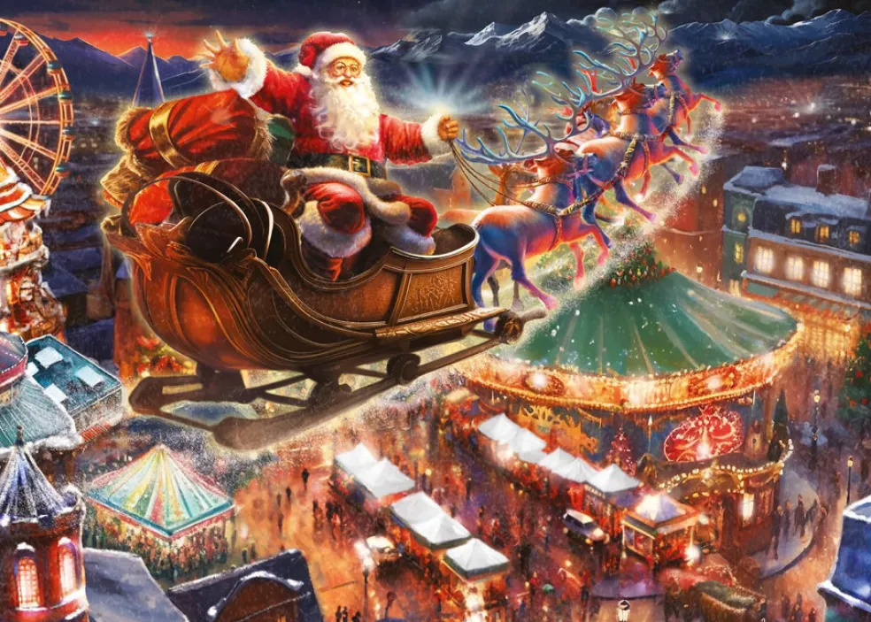Palapeli 1000 palaa x 2 Falcon de Luxe - Christmas Wonderland