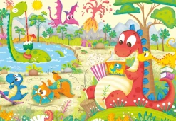 Palapeli 2 x 12 palaa My Dino Friends