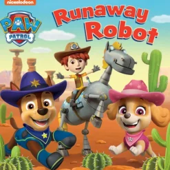 PAW PATROL RUNAWAY ROBOT BOARD BOOK
