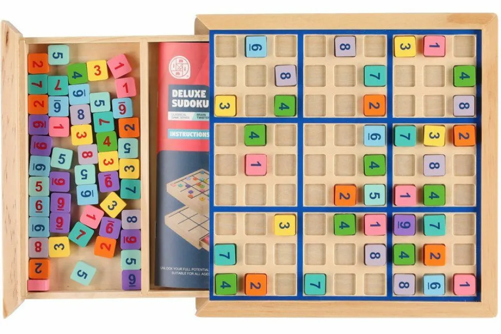 Peli Sudoku puinen