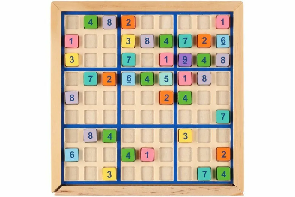Peli Sudoku puinen
