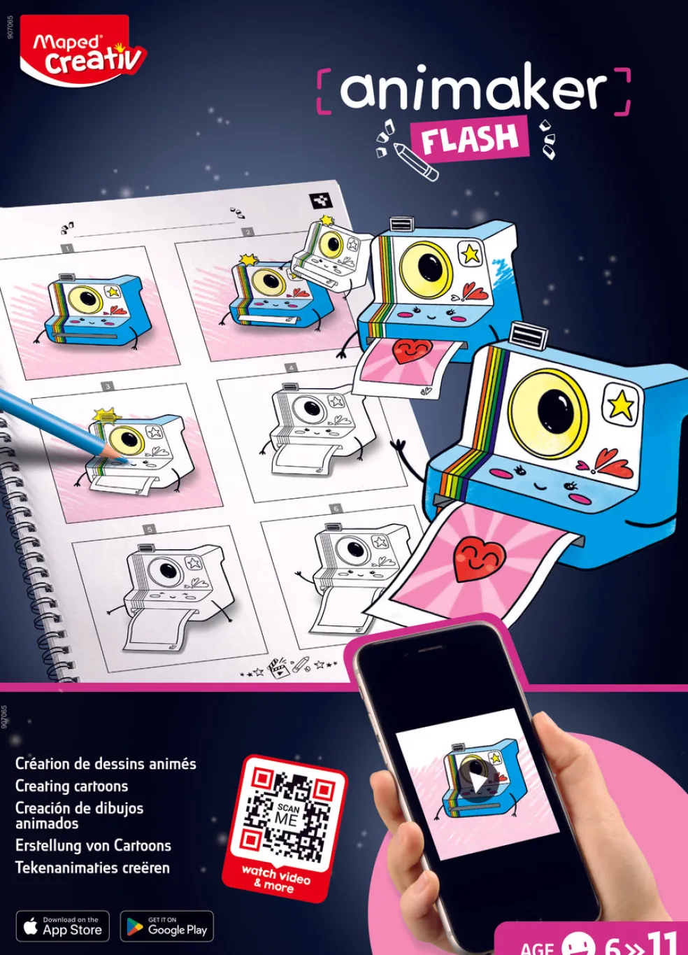 Piirustussetti Animaker Flash Poetic