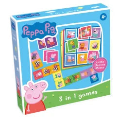 Pipsa Possu 3-in-1 Lotto, Domino, Memo