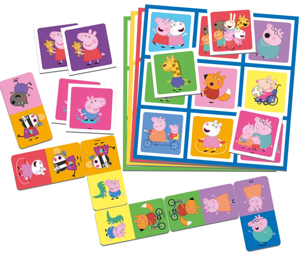 Pipsa Possu 3-in-1 Lotto, Domino, Memo