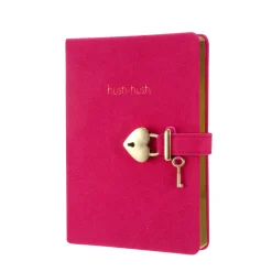 Päiväkirja lukolla pinkki Victorias Journals