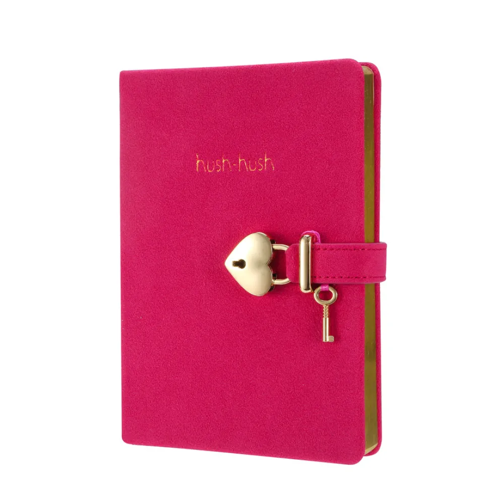 Päiväkirja lukolla pinkki Victorias Journals