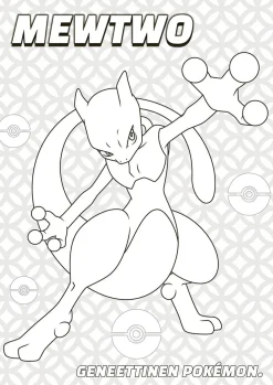 Pokémon värityskirja: Legendaariset ja myyttiset Pokémonit