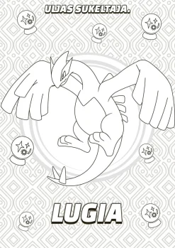 Pokémon värityskirja: Legendaariset ja myyttiset Pokémonit