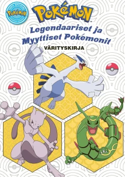 Pokémon värityskirja: Legendaariset ja myyttiset Pokémonit