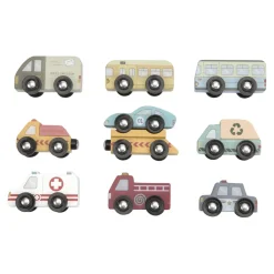 Puiset pikkuautot 9 kpl Little Dutch