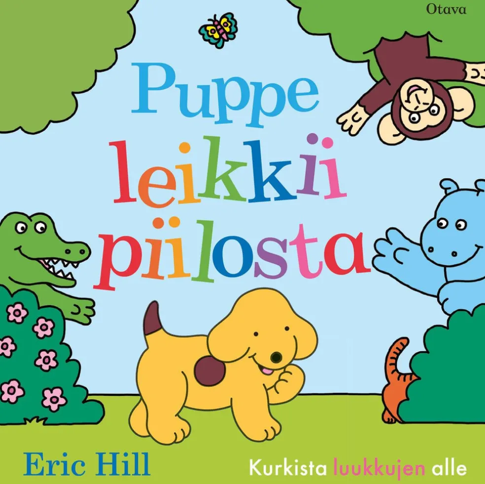Puppe leikkii piilosta