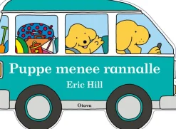 Puppe menee rannalle