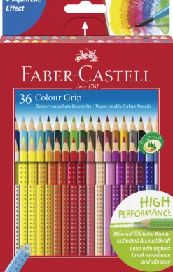 Puuvärikynä 36 kpl Faber-Castell Colour Grip
