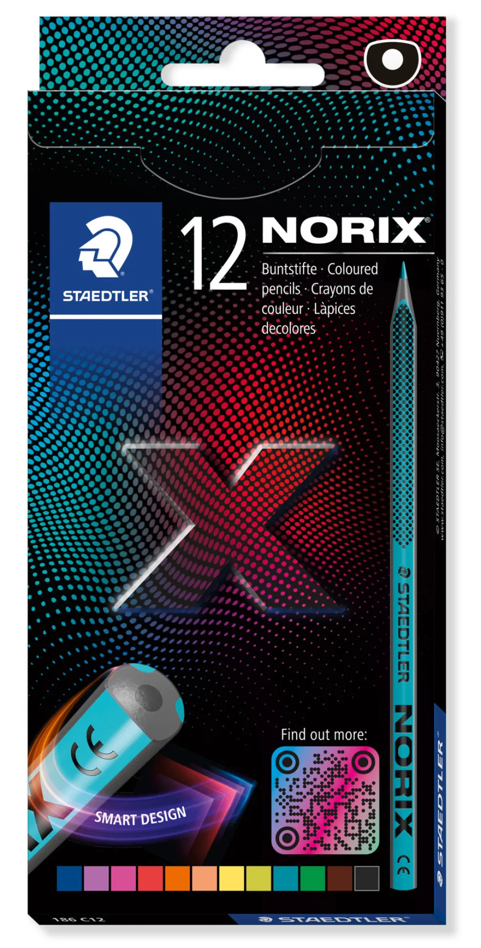 Puuvärikynä 12 kpl Norix Staedtler