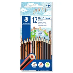 Puuvärikynä 12kpl Staedtler Noris People of the World