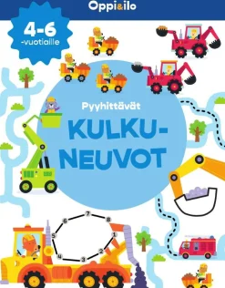 Pyyhittävät Kulkuneuvot -puuhakirja 4-6 v