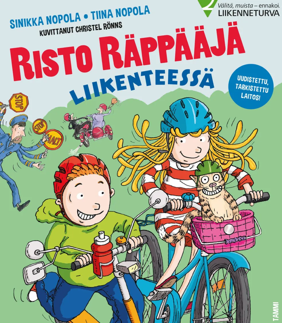 Risto Räppääjä liikenteessä. Uudistettu laitos