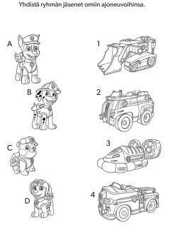 Ryhmä Hau - Paw Patrol Pennut pysyvät yhdessä
