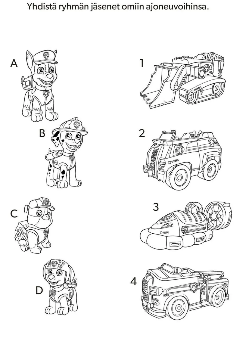 Ryhmä Hau - Paw Patrol Pennut pysyvät yhdessä
