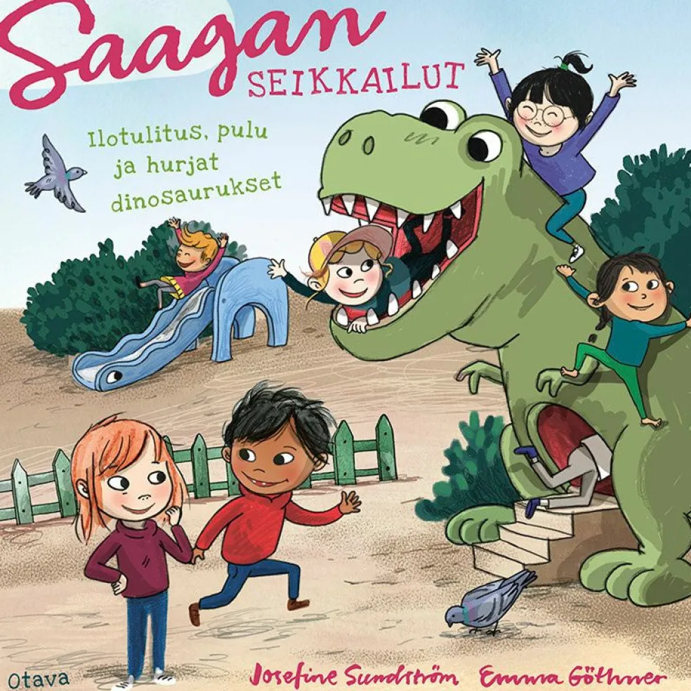 Saagan seikkailut. Ilotulitus, pulu ja hurjat dinosaurukset