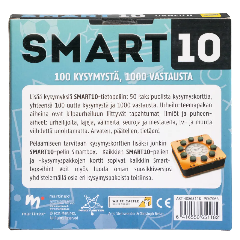 Smart10 kysymykset Urheilu
