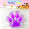 Squishy - puristeltavat kissantassut glitter 9cm