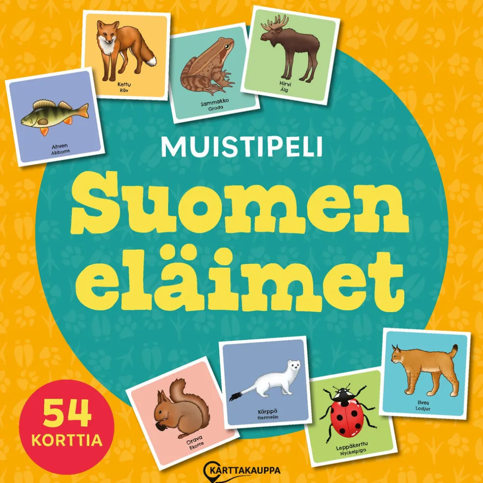Suomen eläimet muistipeli